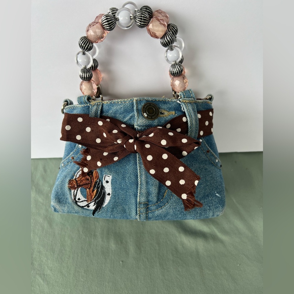 ABJ Cowboy Jean Mini Purse